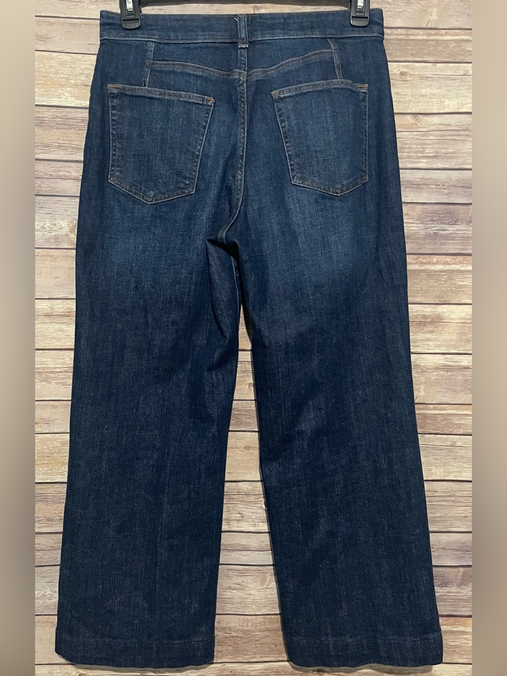Pilcro Cuff Crop Sz 29 High Rise Straight Leg Jeans - Picture 7 of 11